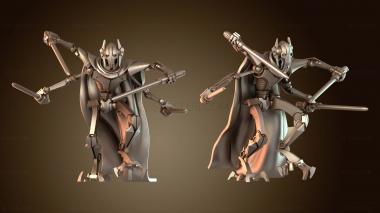 3D модель Генерал Гривус Экшн Армс (STL)