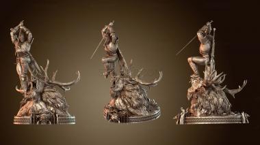 3D модель Геральт Первый (STL)