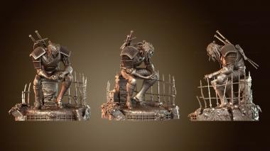 3D модель Геральт Ривия (STL)