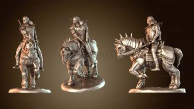 3D модель Геральт Ведьмак (STL)