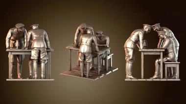 3D модель Немецкий офицер (STL)