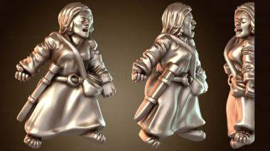 3D модель Немецкий солдат бежит (STL)