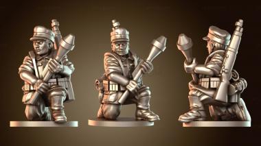 3D модель ОФИЦЕР АРМИИ Германии Авторитетный (STL)