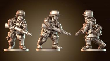 3D модель Немецкий армейский стрелок Альфа (STL)