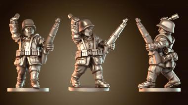 3D модель Немецкий армейский стрелок Чарли (STL)