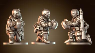 3D модель Рыцарь-стрелок немецкой армии (STL)