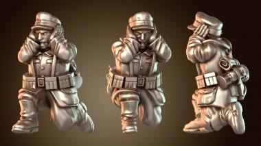3D модель Помощник немецкого артиллерийского расчета (STL)