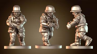 3D модель Помощник оператора расчета артиллерийского орудия Германии (STL)