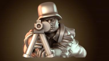 3D модель Тактический расчет немецкой гаубицы (STL)