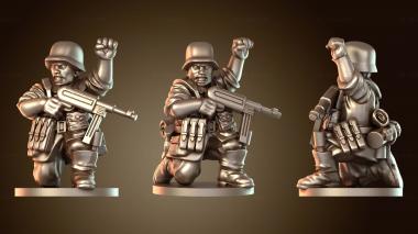 3D модель ГЕРМАНСКИЕ МОРТАРЫ GER LM GUNNER (STL)