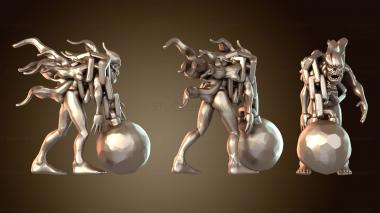 3D модель Призрачные воины Призрачная аура дикая (STL)