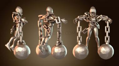 3D модель Призрачные воины Призрачное привидение (STL)