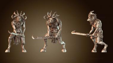 3D модель Гур Демон Минотавр (STL)