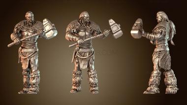 3D модель Огромный кузнец племени гигантов (STL)