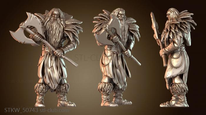 Military Гигантский Воин Племени Огромный