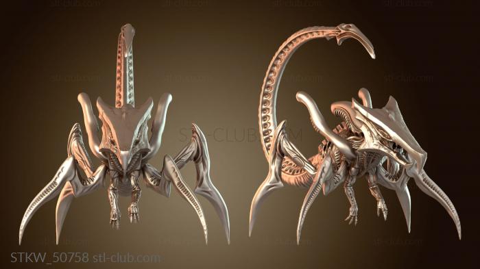 Гигерианский паукообразный гибридный воин Альфа