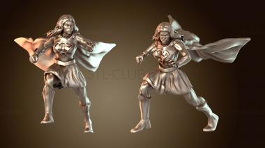 3D модель Девушка смелая (STL)