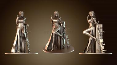 3D модель Девушка ищет линию (STL)