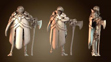 3D модель Девушка М Вид (STL)