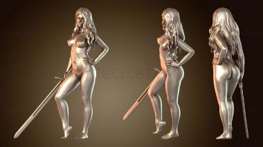 3D модель Девочка один и два (STL)
