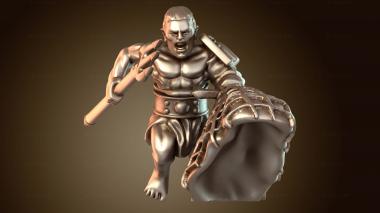3D модель ГЛАДИАТОР-РЕТИАРИЙ (STL)