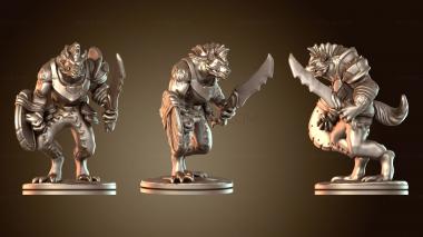 3D модель Гнолл-мечник (STL)