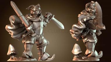 3D модель Меч и кинжал Гном-истребителя (STL)