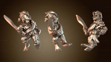 3D модель Гномий пиратский кинжал малый (STL)
