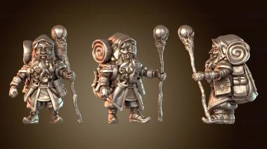 3D модель Гном-волшебник (STL)