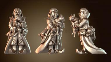 3D модель Гном-некромант Гейл-гном (STL)