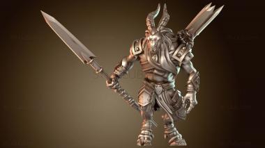 3D модель Козлочеловек Копье Янг (STL)