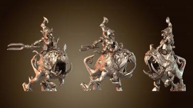 3D модель Наездники на индюках в ярости (STL)