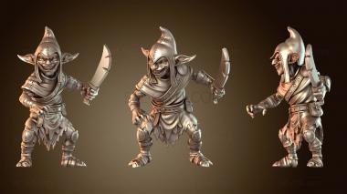 3D модель Гоблин-дикарь (STL)
