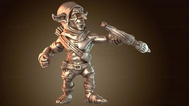 3D модель Гоблин-лучник (STL)