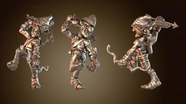 3D модель Гоблин-лучник-ловкач (STL)