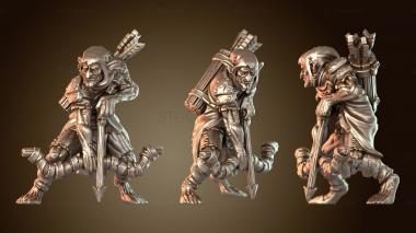 3D модель Гоблин-лучник Джаггед (STL)