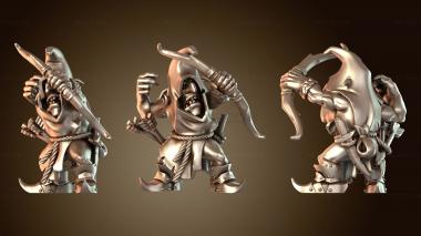 3D модель Гоблин-лучник-всадник (STL)