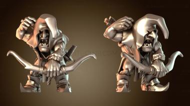 3D модель ГОБЛИН-ЛУЧНИК: Устойчиво (STL)