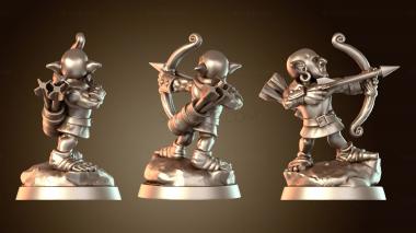 3D модель Гоблин-лучник Дикий (STL)