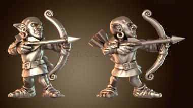 3D модель Гоблин-лучник Ксениал (STL)