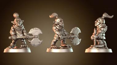 3D модель Гоблинский топор Быстрый удар (STL)