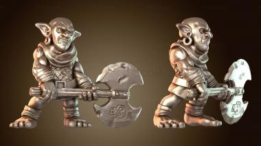 3D модель Гоблинский топор «Безжалостный» (STL)