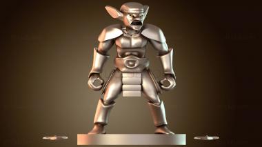 3D модель Гоблин-варвар для Shapeways (STL)