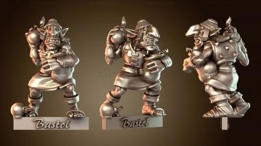 3D модель Goblin Blood Bowl Bomma Striker (STL)