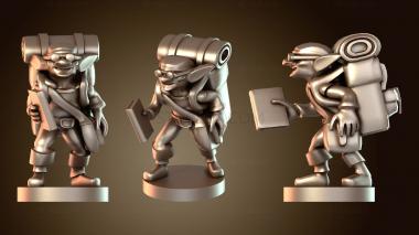3D модель Гоблин-торговец книгами (STL)