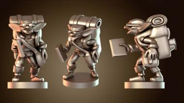 3D модель Гоблин-торговец книгами (STL)
