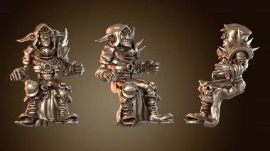 3D модель Главный лидер бандитского короля пещер гоблинов (STL)