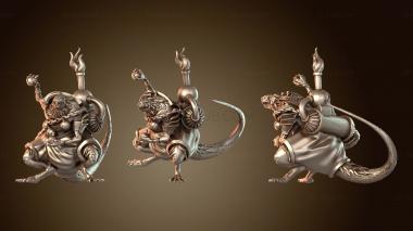 3D модель Пещеры гоблинов Гигантская крыса-вредитель Главный алхимик (STL)