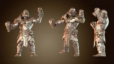 3D модель Пещеры гоблинов, гоблины-хобболы, пьяные (STL)