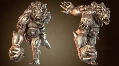 3D модель Пещеры гоблинов, боулинг в каменных троллях (STL)
